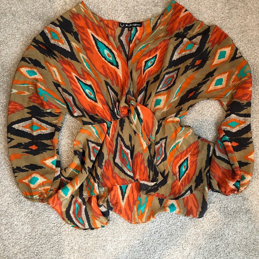 For Love and Lemons top, size small.